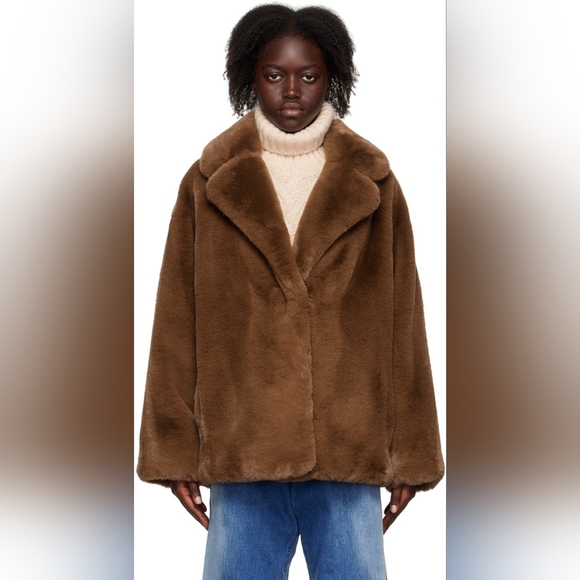 NWT Stand Studios faux fur jacket - Picture 4 of 9